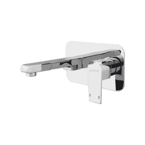 Single Lever Basin Mixer Wall Mounted Chrome